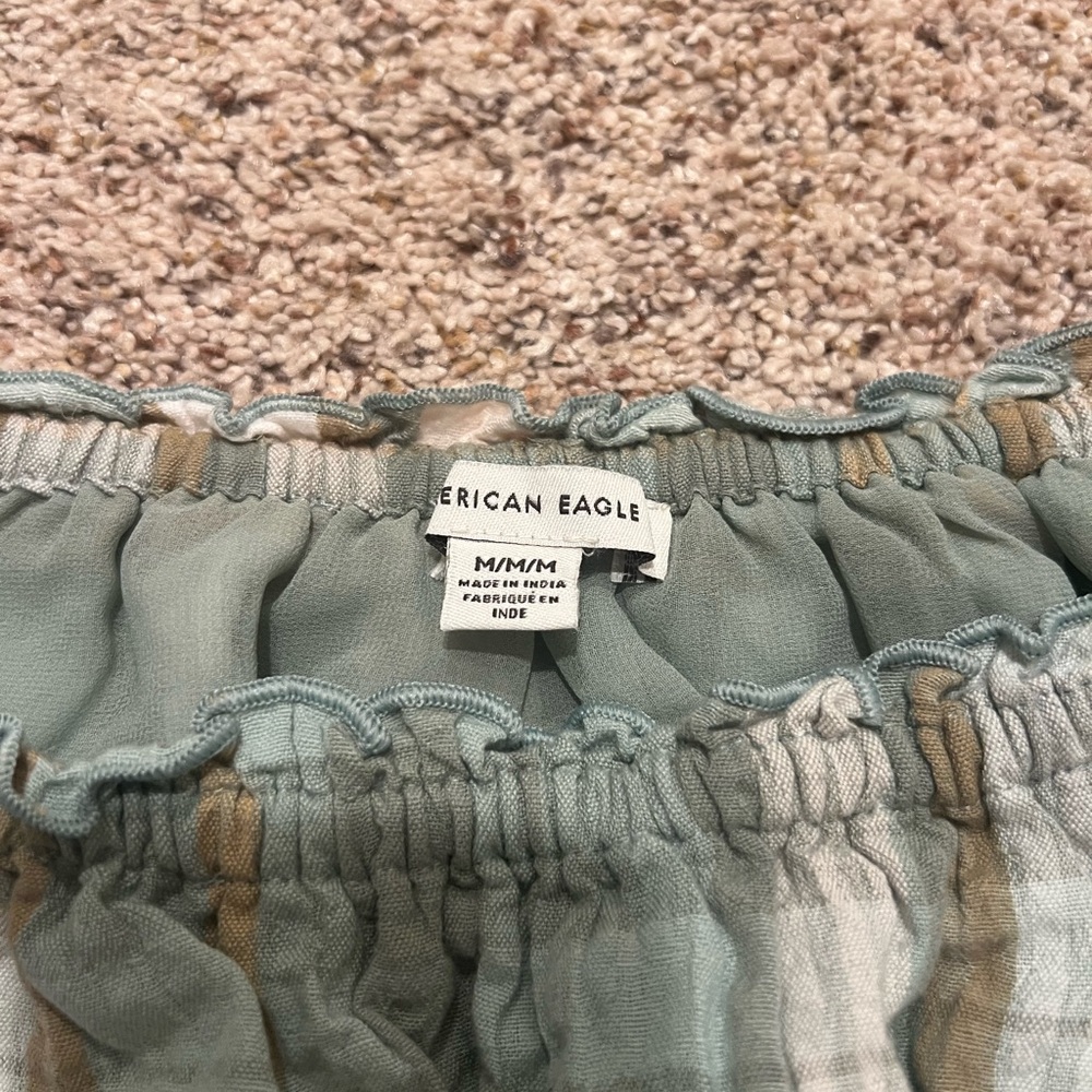 American Eagle Outfitters Multi-Color Off-Shoulder Top - Picture 4 of 4